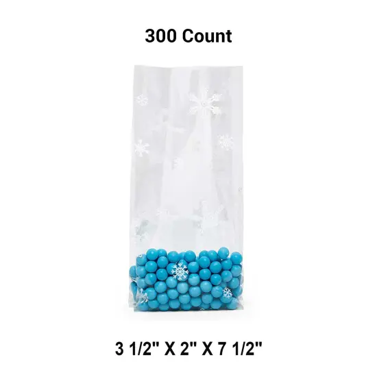 Christmas Gift Packaging Cello Bags 3 1/2&rdquo; x 2&rdquo; x 7 1/2&rdquo; {1}