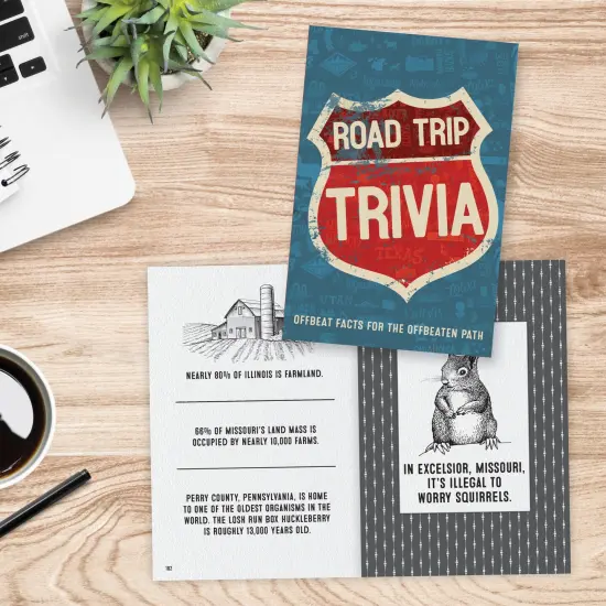 Road Trip Trivia: Offbeat Facts Off the Beaten Path Softcover Book {5}