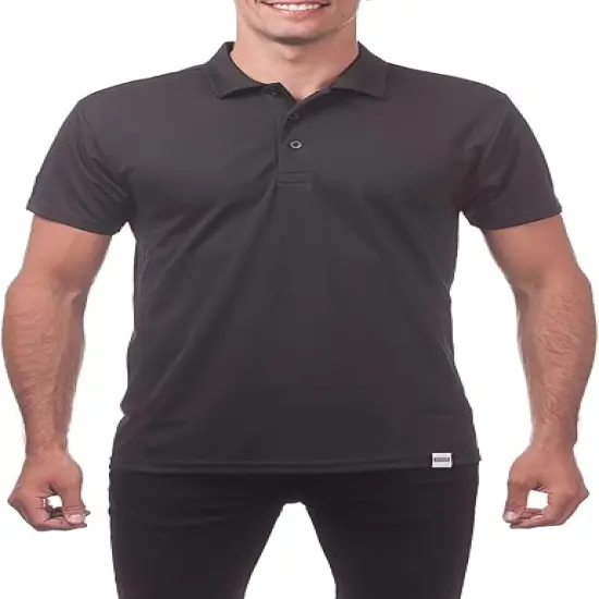 Men's Short Sleeve Polo | RADYAN&reg; BLACK {1}