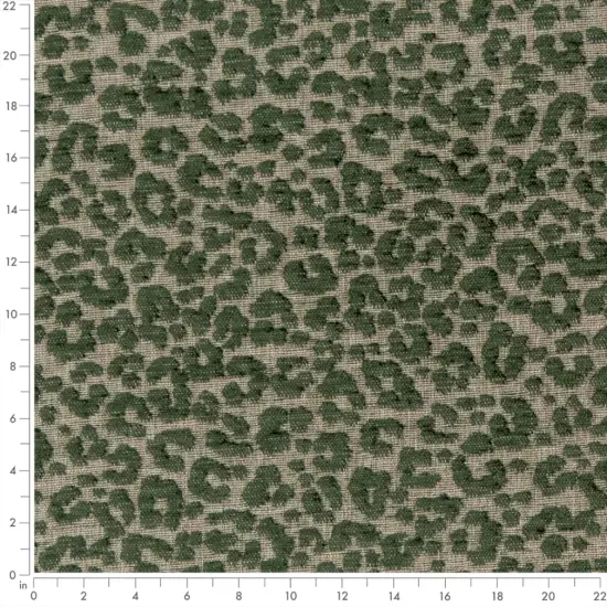 Upholstery Fabric - Green Animal Print Upholstery Fabric 54 Inches" {2}