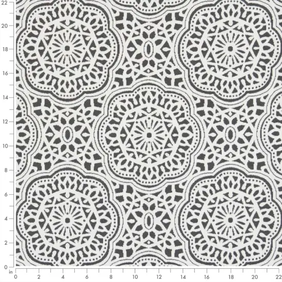 Stone - Grey & Silver Abstract & Geometric,Global Upholstery Fabric 54 Inches" {3}