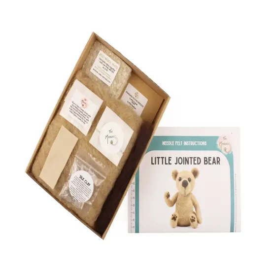 Felting Kit - Little Jointed Bear Needle Felt Kit {4}