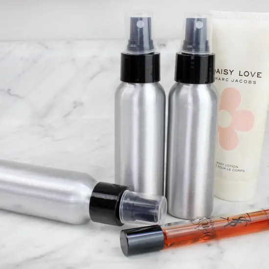 2-Ounce Aluminum Fine Mist Spray Bottles (6-Pack) {2}