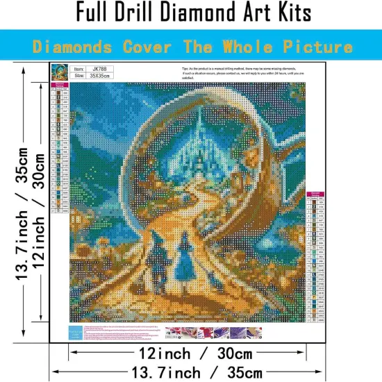 Witches Enchanted Magic Castle Diamond Painting Kits {5}