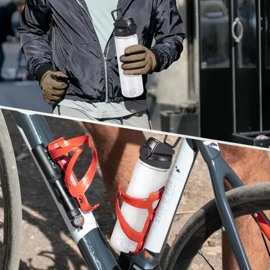 6 Pack Clear Water Bottles Bulk - 24 oz {5}