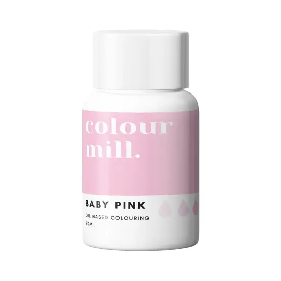 20ml Baby Pink Oil Based Colouring for Vibrant Buttercream Ganache Fondant Cake Batter and More {1}
