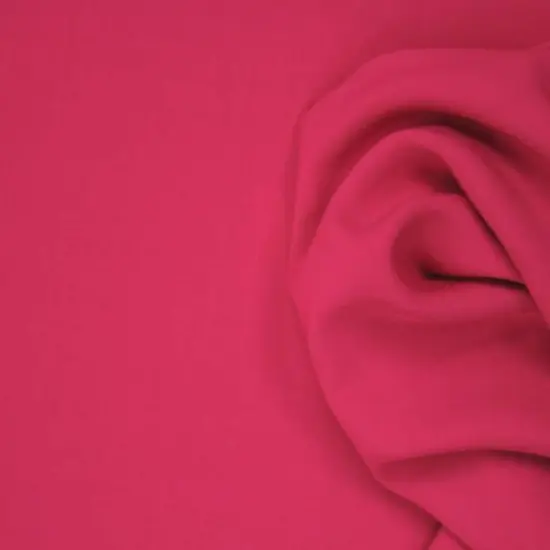 1 Yard Hot Pink Rayon Challis Lightweight Soft Fabric for Dresses & Apparel, 57/58" Wide {1}