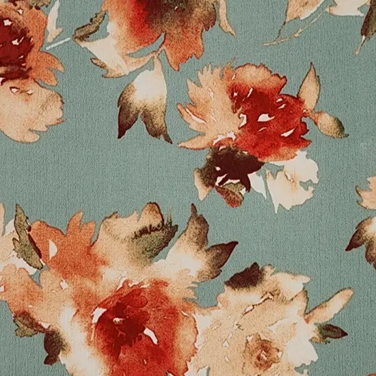 1 Yard 50/52" Laurel Green Rayon Crinkle Fabric Lightweight Woven Crepon for Sewing Projects {2}