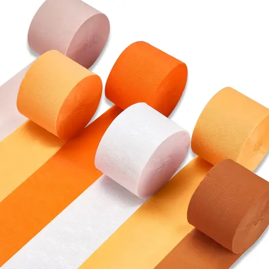 Crepe Paper Streamers 6 Rolls 492ft {1}