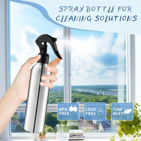 250ml/8 Oz Aluminum Spray Bottles - 4 {5}