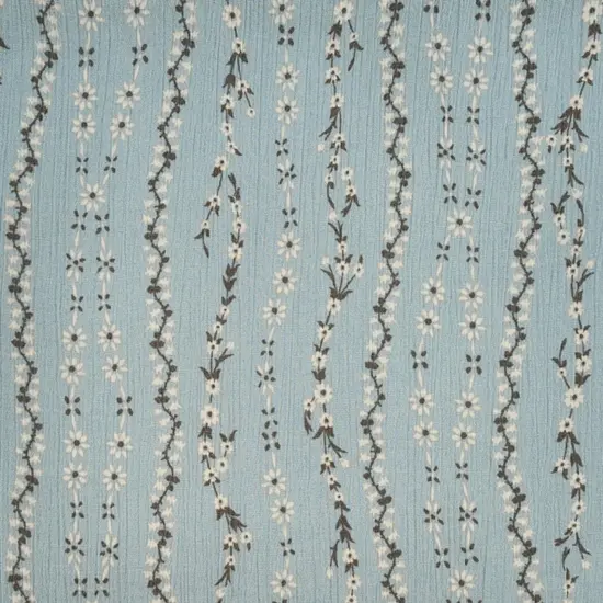 1 Yard Sky Gray Rayon Crinkle Fabric &ndash; Soft Lightweight Material, 50/52&rdquo; Wide {2}