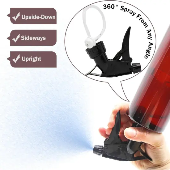 Water Spray Bottle 2 Pack - Amber {2}