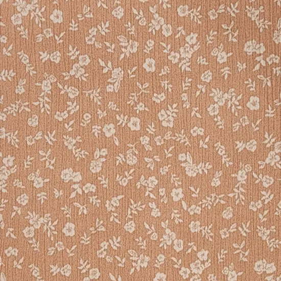 1 Yard Rayon Crinkle Fabric Sandstone 50/52" Wide Lightweight 125 GSM Woven {2}