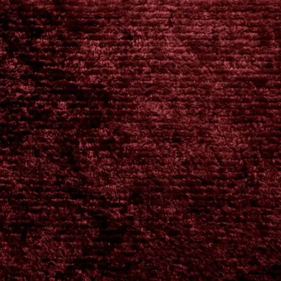 1 Yard Wine Velour Chenille Apparel Fabric 58/60&Prime; Wide, 100% Polyester {1}