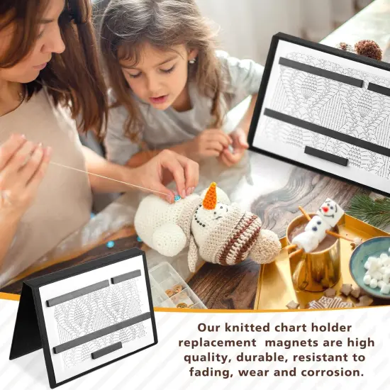 2 Pcs Knitting Pattern Holder Fold up {4}