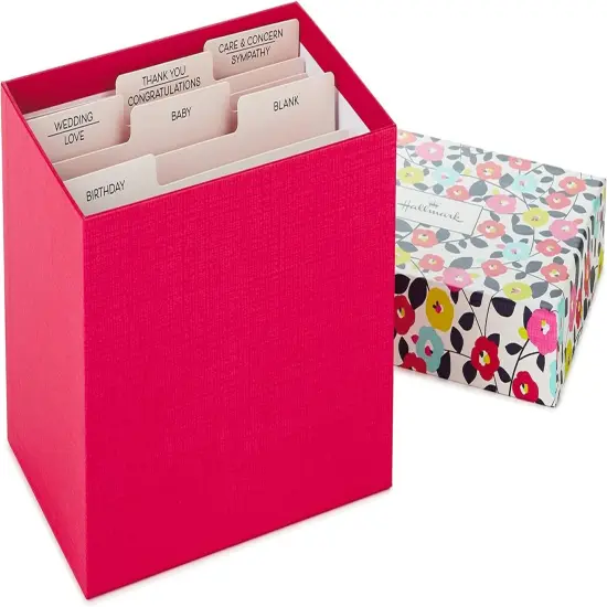 Handmade All Occasion Boxed Greeting Card Assortment, Pink Floral (Pack of 20)—Birthday Cards, Baby Shower Cards, Wedding Cards, Sympathy Cards, Thinking of You Cards, Thank You Cards {3}