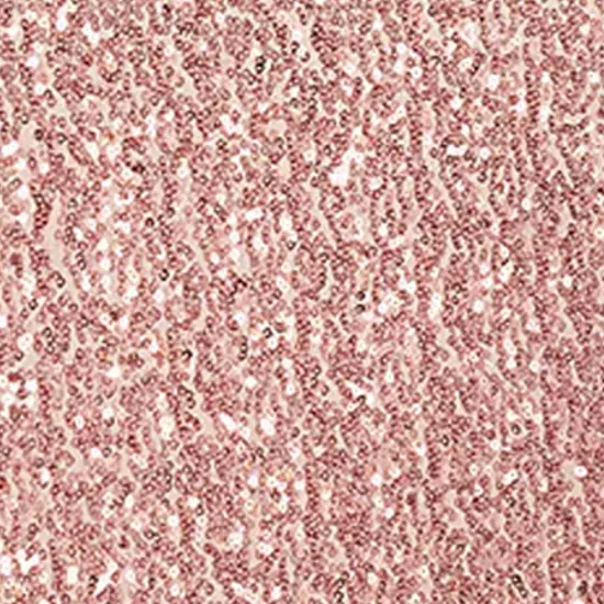 1 Piece Blush Pink Or Rose Gold Sequin Spandex Chair Cap 13.5 inch by 10 inch Event Decor {4}