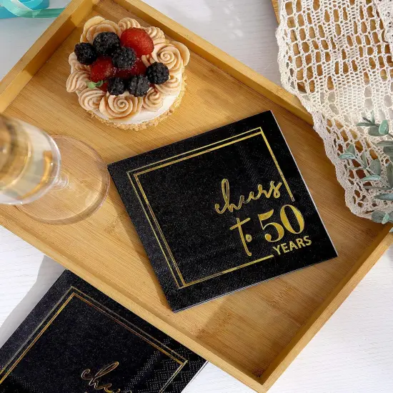 Cheers to Years Cocktail Napkins - 50 PK {3}