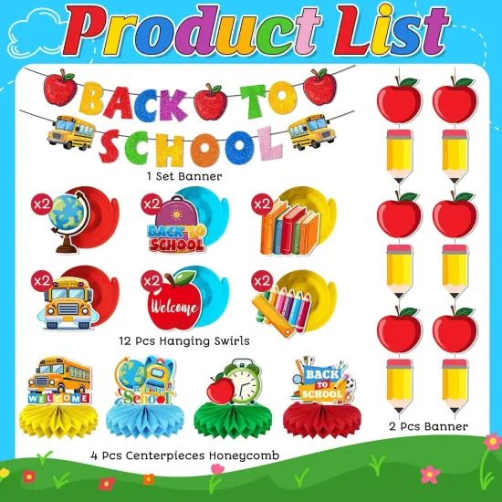 Welcome Back to School Banner School Bus {2}