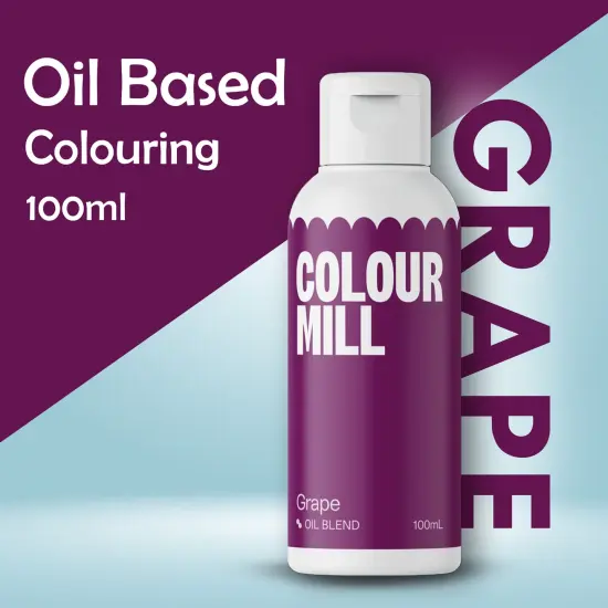 100ml Grape Oil Based Food Colour Colour Mill Vibrant Purple Edible Dye for Baking & Decorating {4}