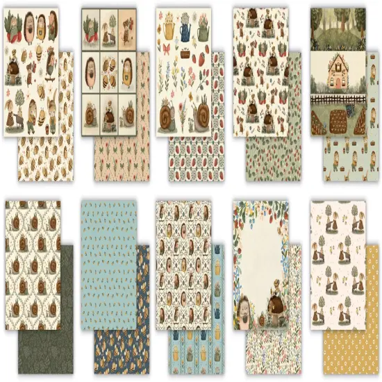 Craft Consortium Double-Sided Paper Pad 6"X6" 40/Pkg-Amongst The Hedgerow {4}