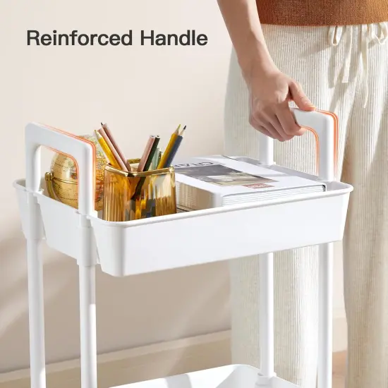 3 Tier Rolling Cart Organizer {3}