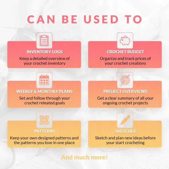 Crochet Planner 3-Ring Binder {4}
