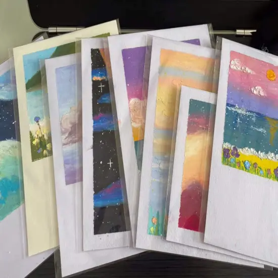 150 Pcs 5-1/2'' x 7-1/2'' Clear Cellophane Cello Bags {2}