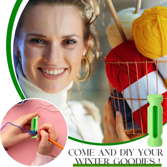Crochet Holder for Beginners (Green) {5}