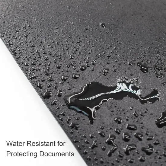 Vertical File Folders Poly Filing Envelope - (Pack of 5, Black) {4}