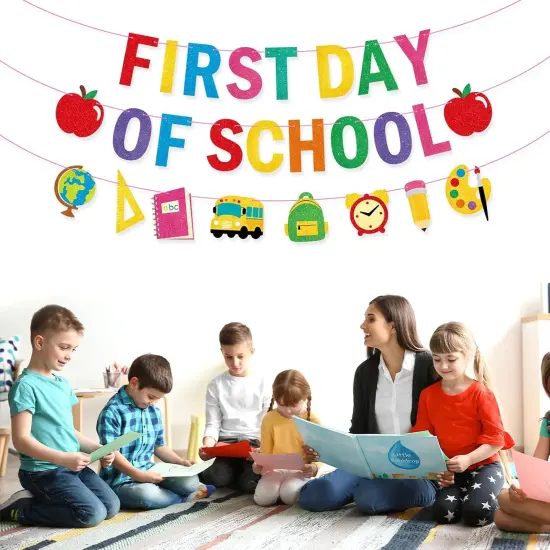 First Day Of School Banner Decor {2}
