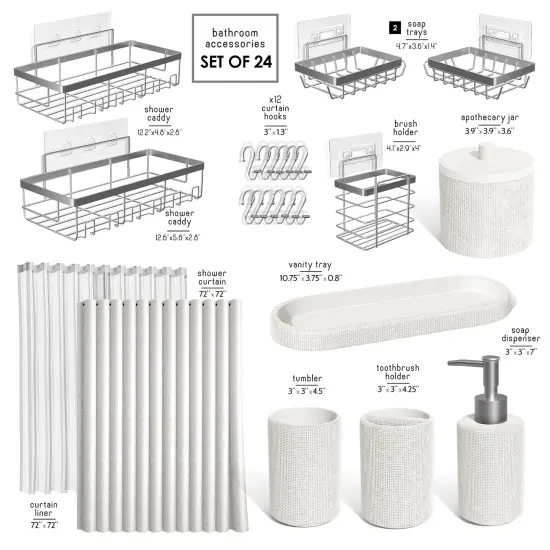 Clara Clark Bathroom Set {6}