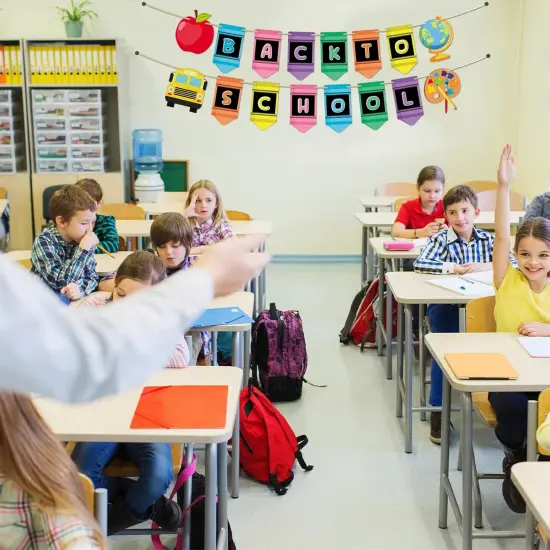 Back to School Banners for Classroom Decorations(Multicolor) {3}