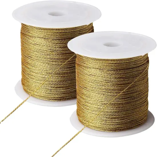 Gold Thread String for Bracelet Making {2}