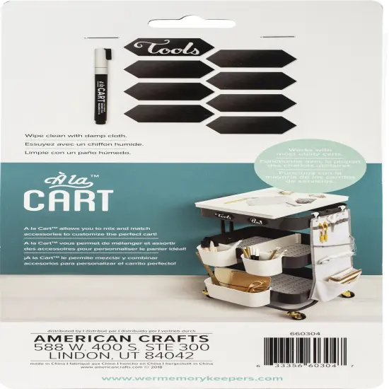 We R A La Cart Magnetized Chalkboard Labels 8/Pkg {5}