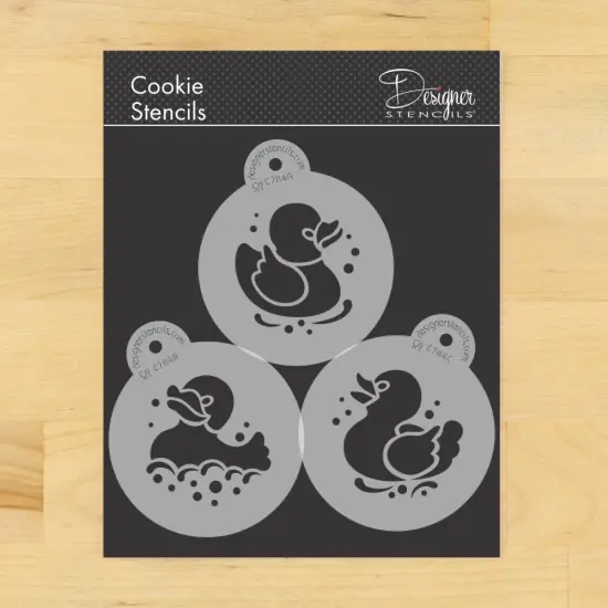 Rubber Duckies Cookie Set | C784 by Designer Stencils | Cookie Decorating Tools | {1}