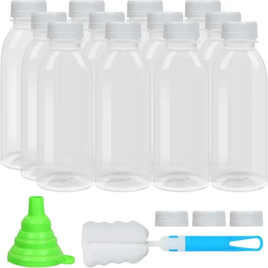 16oz Plastic Bottles with Caps (12pcs) {1}