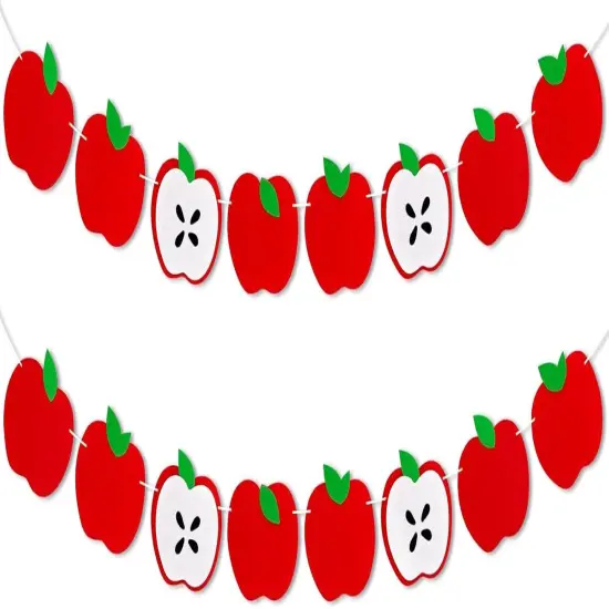 2Pcs 8.2Ft Back to School Felt Banner {1}