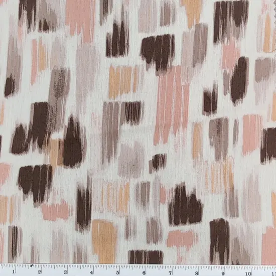 1 Yard Rayon Crinkle Crepon Fabric Cameo Rose, Lightweight, Drapey Apparel Material 50/52" Wide {2}