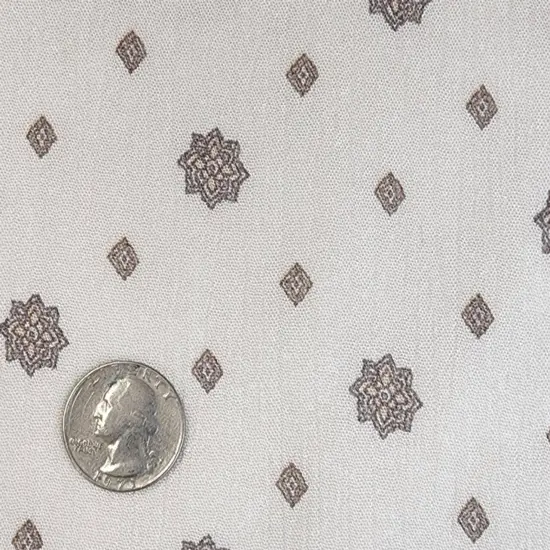1 Yard Taupe Rayon Crinkle Fabric Lightweight 50/52" Wide Textured Apparel Material {1}