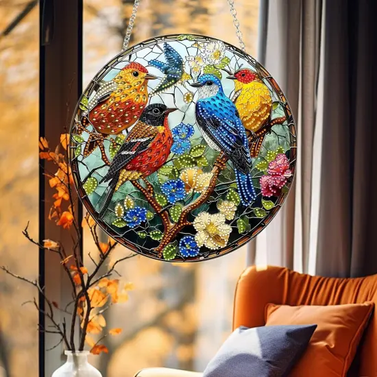 DIY Diamond Art Painting Wreath Kits {5}