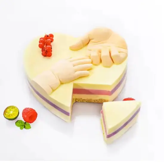 Heart and Hands Breakable Silicone Mold {6}