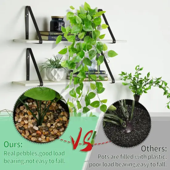 Faux Hanging Pothos with Ivy Vine - Pothos {2}