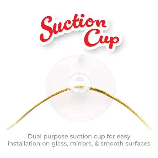 G128 2 Pack: Mexico Mexican Fringy Flag | 3x5IN | Fringy Hanging Double Sided Flag with Suction Cup, Window and Car Rearview Mirror Decor {4}