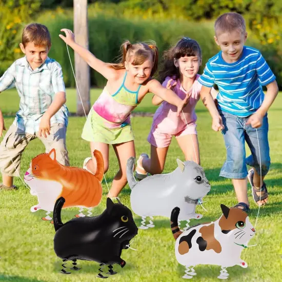 8 Pcs Walking Cat Balloons,Cat Balloons for Kids,(Cat-8 Pcs) {3}