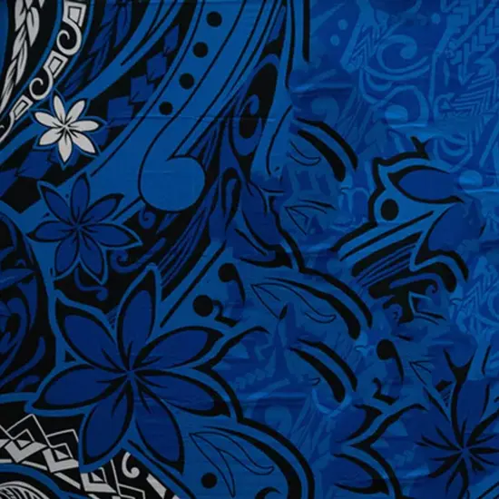 72" L x 45" W Kingdom of Tonga Seal Tiare Sarong Polyester Fabric Fuchsia {2}