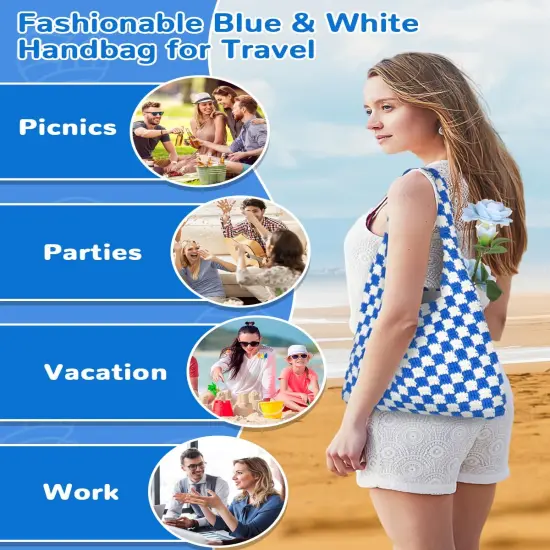 Beginner Crochet Bag Kit with Instructions & Enough Yarn {5}