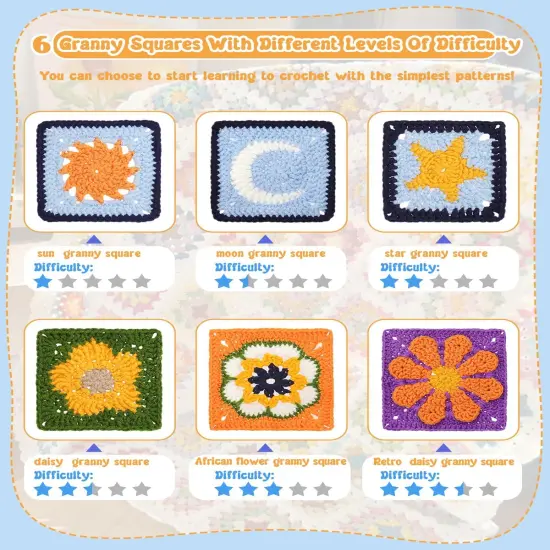 8PCS Yarn, Learn to Crochet Blankets {4}