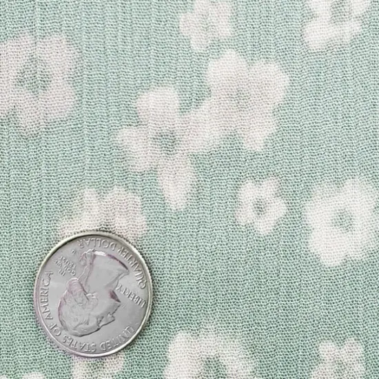 1 Yard Crinkle Rayon Fabric Sage For Skirts Tops And Accessories 50/52 Inches Width {2}