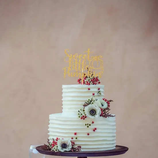 Sweet Little Pumpkin Cake Topper {2}